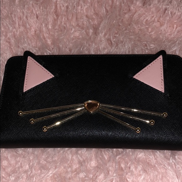 NWT Kate Spade Jazz Things Up Cat Neda Wallet - Picture 3 of 5